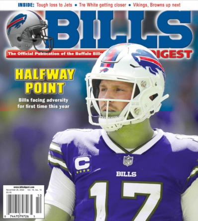 Bills Digest November 20, 2022 Issue Cover