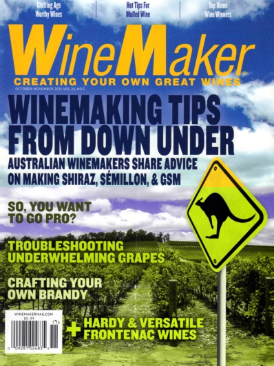 Winemaker October 01, 2021 Issue Cover