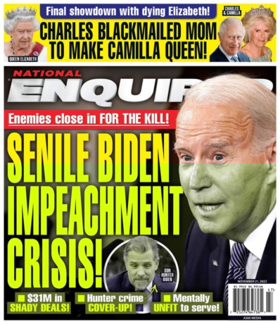 National Enquirer November 21, 2022 Issue Cover