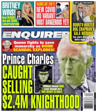 National Enquirer September 27, 2021 Issue Cover
