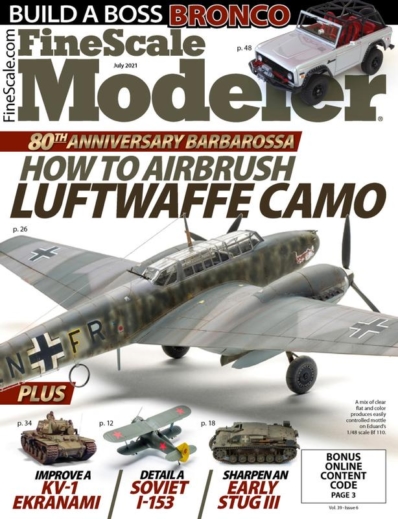 Finescale Modeler July 01, 2021 Issue Cover