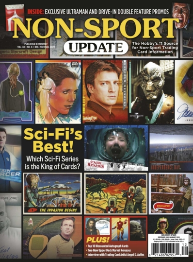 Non-Sport Update December 01, 2022 Issue Cover