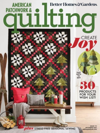 American Patchwork & Quilting December 01, 2021 Issue Cover