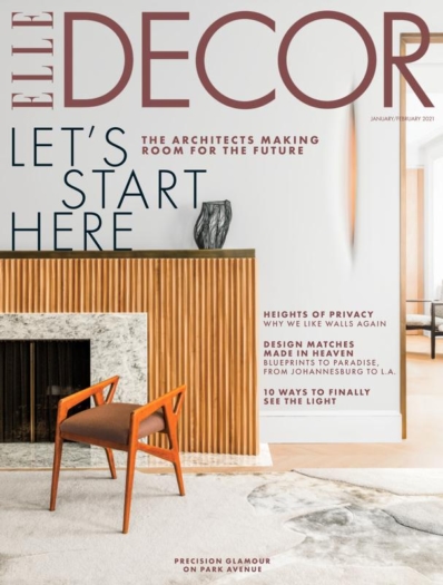 ELLE DECOR | 1/1/2021 Cover