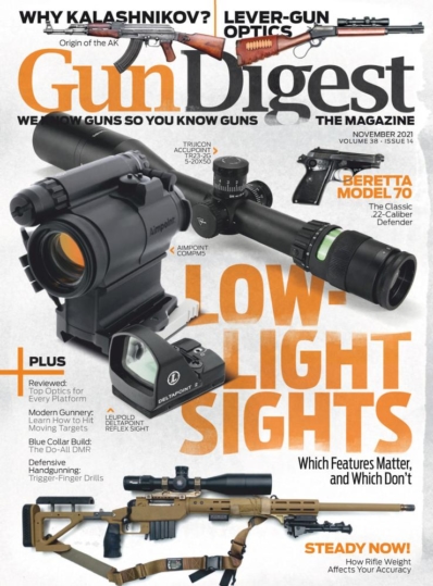 Gun Digest November 01, 2021 Issue Cover