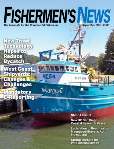 Fishermen's News September 01, 2021 Issue Cover