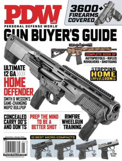 Personal Defense World December 01, 2021 Issue Cover