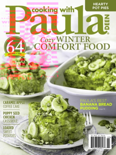 Cooking With Paula Deen January 01, 2022 Issue Cover