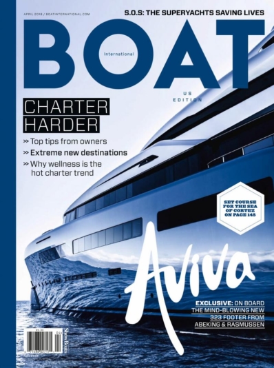 Boat International April 01, 2018 Issue Cover
