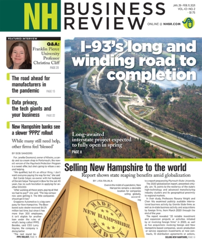 NH Business Review January 29, 2021 Issue Cover