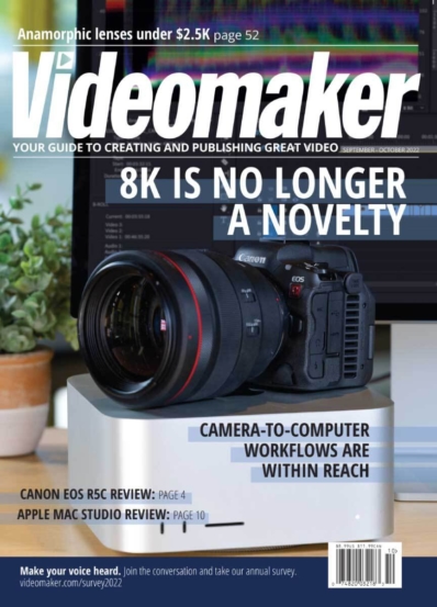 Videomaker September 01, 2022 Issue Cover