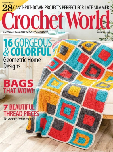 Crochet World August 01, 2022 Issue Cover