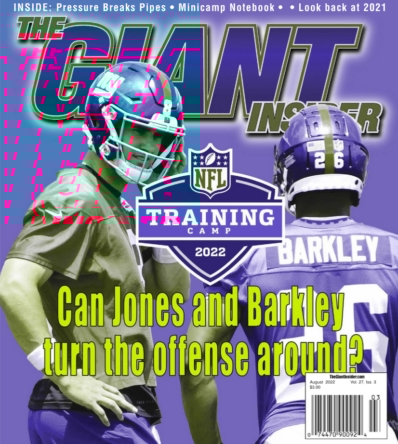Giants Insider August 01, 2022 Issue Cover