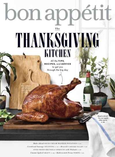 Bon Appétit November 01, 2018 Issue Cover