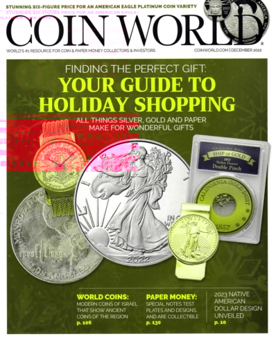 Coin World Monthly December 01, 2022 Issue Cover