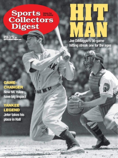 Sports Collectors Digest October 15, 2021 Issue Cover