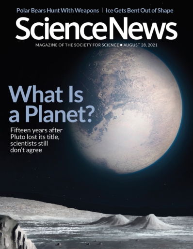 Science News August 28, 2021 Issue Cover