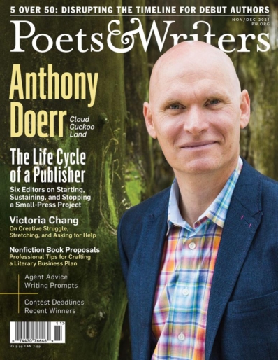 Poets & Writers November 01, 2021 Issue Cover