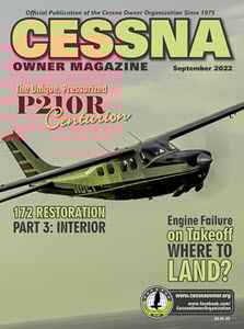 Cessna Owner September 01, 2022 Issue Cover
