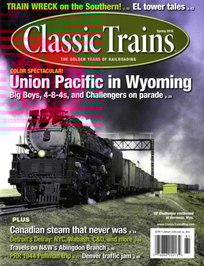 Classic Trains | 3/1/2016 Cover