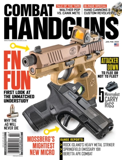 Combat Handguns January 01, 2022 Issue Cover