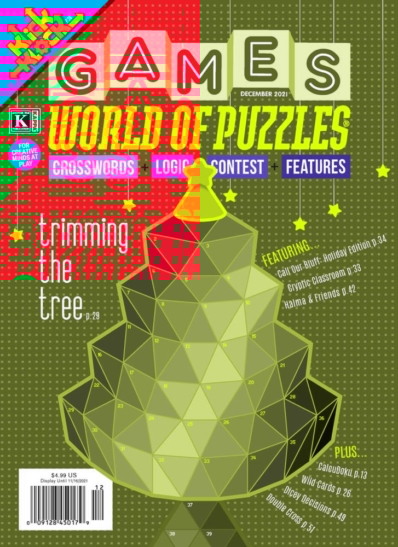 Games World of Puzzles December 01, 2021 Issue Cover