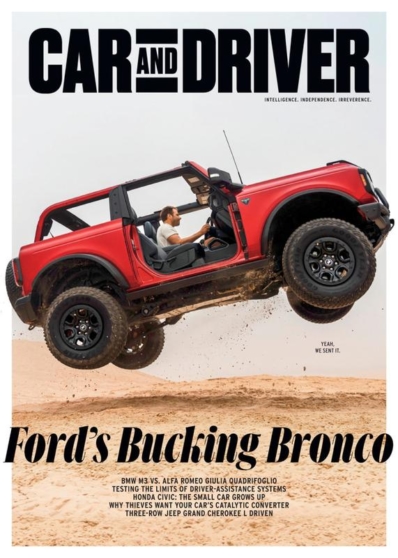 Car And Driver September 01, 2021 Issue Cover
