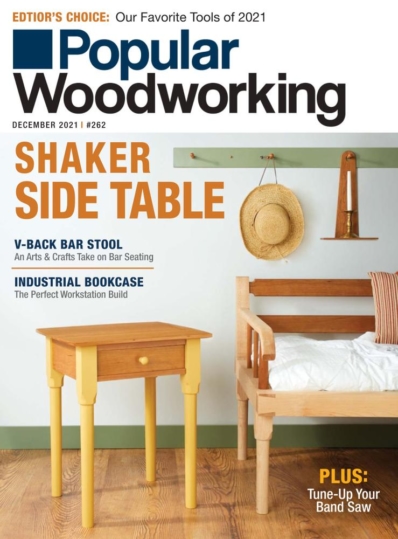 Popular Woodworking December 01, 2021 Issue Cover