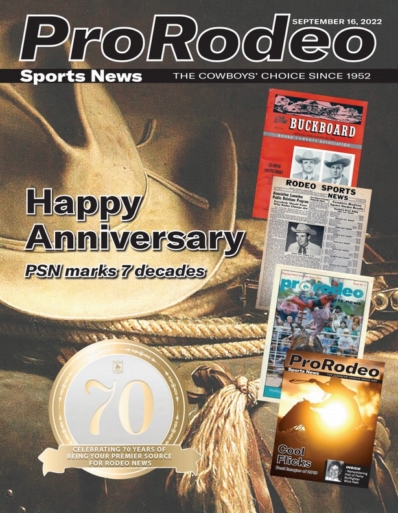 Pro Rodeo Sports News September 16, 2022 Issue Cover