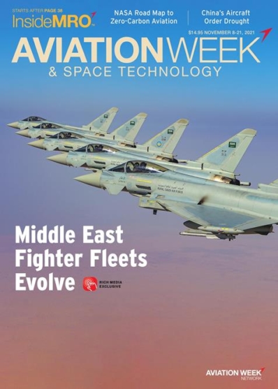 Aviation Week & Space Technology November 08, 2021 Issue Cover