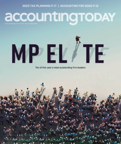 Accounting Today August 01, 2022 Issue Cover