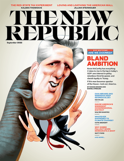 The New Republic September 01, 2022 Issue Cover