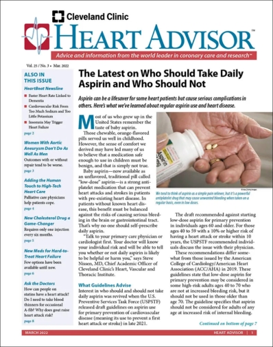 Heart Advisor March 01, 2022 Issue Cover