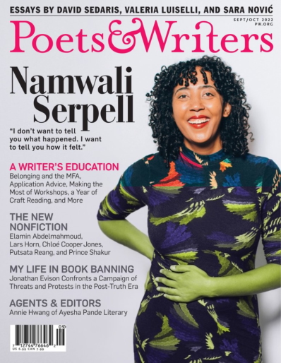 Poets & Writers September 01, 2022 Issue Cover