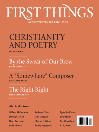 First Things August 01, 2022 Issue Cover