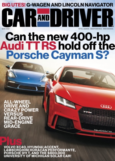 Car And Driver March 01, 2018 Issue Cover