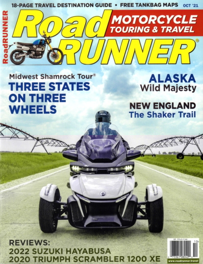 Road RUNNER Motorcycle & Touring October 01, 2021 Issue Cover