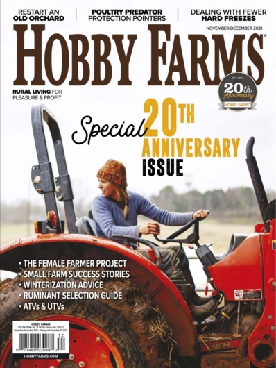 Hobby Farms November 01, 2021 Issue Cover