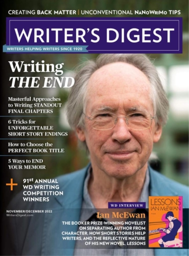 Writer's Digest November 01, 2022 Issue Cover