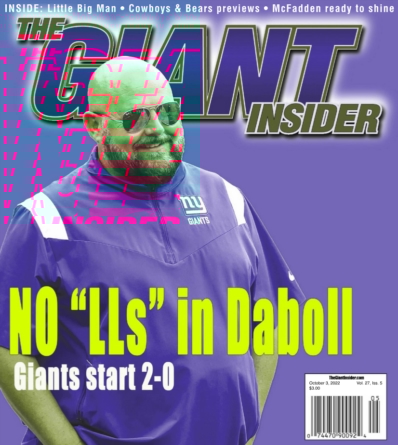 Giants Insider October 03, 2022 Issue Cover