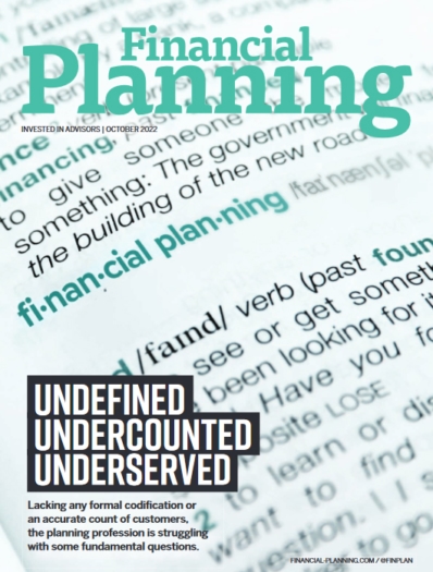 Financial Planning October 01, 2022 Issue Cover