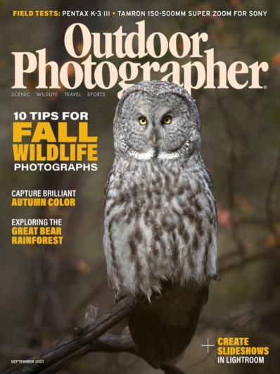 Outdoor Photographer September 01, 2021 Issue Cover