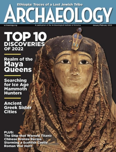 Archaeology January 01, 2023 Issue Cover