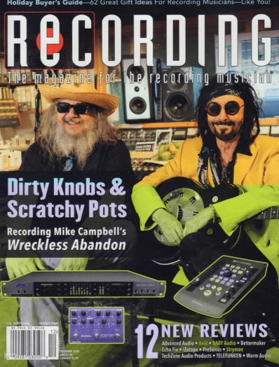 Recording Magazine | 12/1/2020 Cover