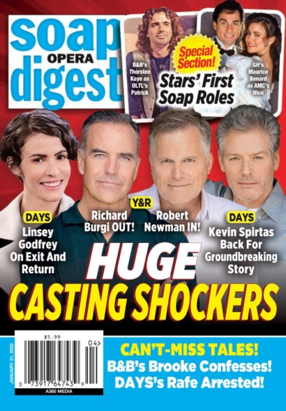 Soap Opera Digest January 31, 2022 Issue Cover