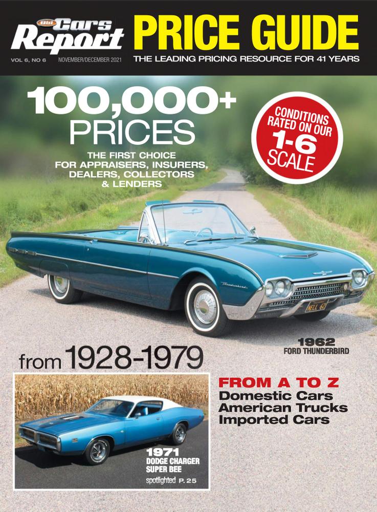 Old Cars Report Price Guide Renewal