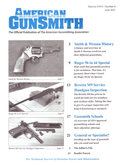 American Gunsmith June 01, 2021 Issue Cover