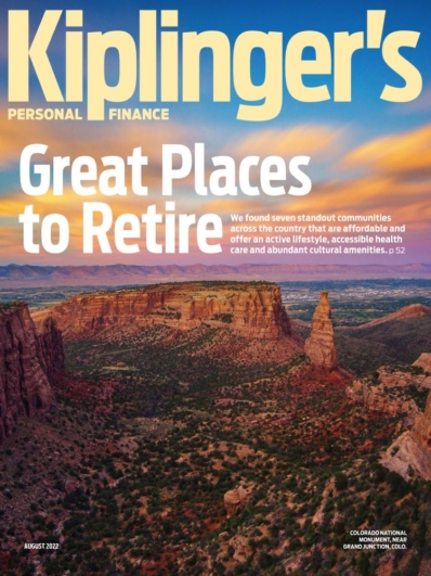 Kiplinger's Personal Finance August 01, 2022 Issue Cover