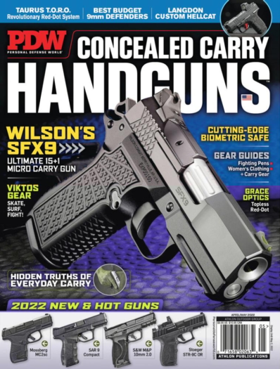 Personal Defense World April 01, 2022 Issue Cover