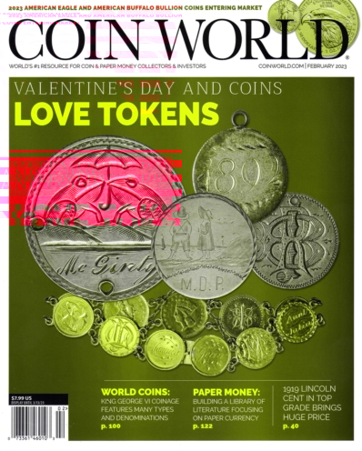 Coin World Monthly February 01, 2023 Issue Cover